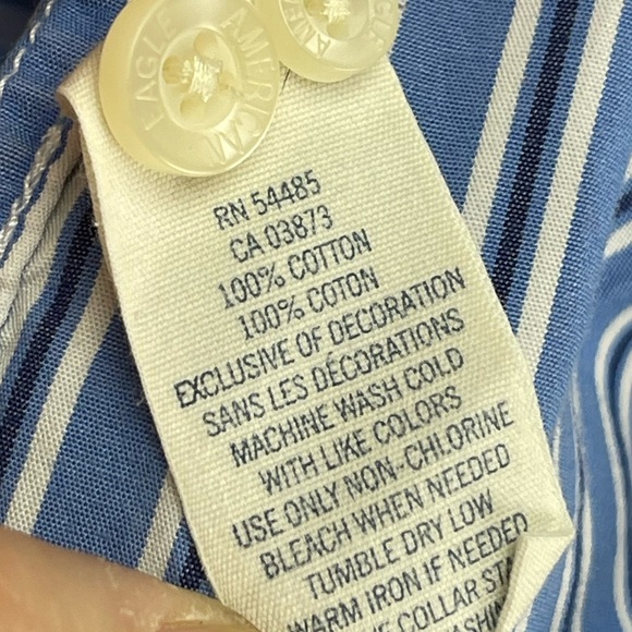 American Eagle Outfitters vintage fit long sleeve button down shirt size XL - Picture 5 of 7